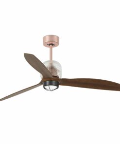 DECO FAN Ø1280MM COPPER 3 BLADES 17W 3000K W/R    FARO – 33399DWP-10