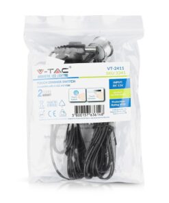 Dimmer/Διακόπτης Αφής Φωτιζόμενος για LED ταινίες 12V 60W V-TAC – 3341