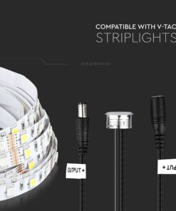 Dimmer/Διακόπτης Αφής Φωτιζόμενος για LED ταινίες 12V 60W V-TAC – 3341