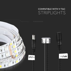 Dimmer/Διακόπτης Αφής Φωτιζόμενος για LED ταινίες 12V 60W V-TAC – 3341