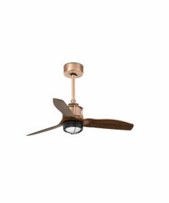 Faro Barcelona JUST Ανεμιστήρας Οροφής LED 17W 3000K Smart με τηλεχειριστήριο Ξύλινου Χρώματος – 33423-10