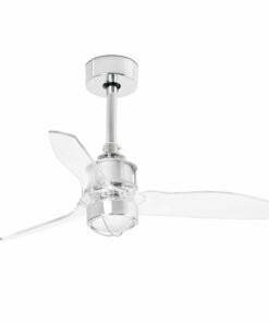JUSTFAN XS Ø810MM CHROME BLADES TRANS 17W 3000K W/FARO – 33426WP-9