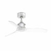JUST FAN XS Ø810mm CHROME TRANSPARENT BLADES      FARO – 33426
