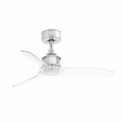 JUST FAN XS Ø810mm CHROME TRANSPARENT BLADES FARO – 33426