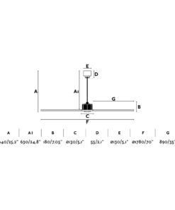 JUST FAN XL Ø1780mm BLACK WOOD BLADES FARO – 33430