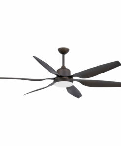 Faro Barcelona TILOS XL Ανεμιστήρας Οροφής, με Φως, Με Τηλεχειριστήριο, Σκούρου Καφέ Χρώματος- 33466A