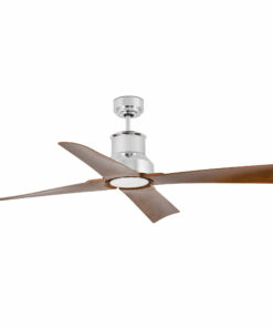 Faro Barcelona WINCHE Smart Wifi Ανεμιστήρας Οροφής Χρωμίου με LED Φως και Τηλεχειριστήριο – 33482WP-8