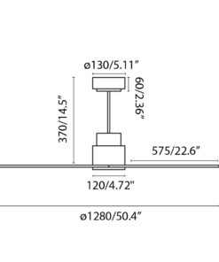 Faro Barcelona Nassau Smart Wi-Fi Ανεμιστήρας Οροφής με Τηλεχειριστήριο Λευκός – 33487WP