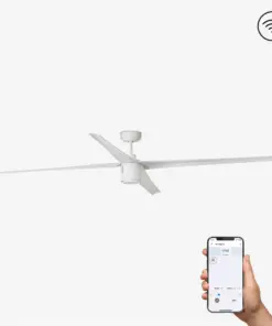 Faro Barcelona Gotland Smart Wi-Fi Ανεμιστήρας Οροφής με Τηλεχειριστήριο Λευκός – 33494WP
