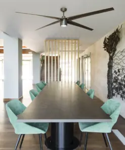 Faro Barcelona Attos Ø2130mm Ανεμιστήρας Οροφής Καφέ με Φως και Τηλεχειριστήριο – 33495