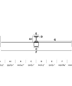 Faro Barcelona Attos Ø2130mm Ανεμιστήρας Οροφής Καφέ με Φως και Τηλεχειριστήριο – 33495
