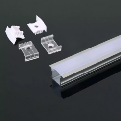 Προφίλ αλουμινίου για ταινίες LED χωνευτό 2000 x 23 x 15.5mm V-TAC – 3351