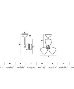 Faro Barcelona VEDRA S Ανεμιστήρας οροφής Μαύρου Χρώματος – 33525
