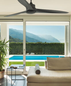 ΑΝΕΜΙΣΤΗΡΑΣ ΟΡΟΦΗΣ ΚΑΦΕ TONIC Ø152CM DC BROWN 3 BLADES LED 15W 3000K W/R SMART FARO – 33552WP