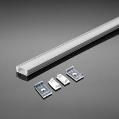 Προφίλ αλουμινίου για ταινίες LED 2000 x 23.5 x 10mm λευκό σώμα V-TAC – 3367