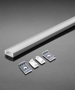 Προφίλ αλουμινίου για ταινίες LED 2000 x 23.5 x 10mm λευκό σώμα V-TAC – 3367