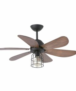 Faro Barcelona Vintage Chicago Ανεμιστήρας Οροφής με Φως και Τηλεχειριστήριο – 33703