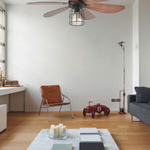 Faro Barcelona Vintage Chicago Ανεμιστήρας Οροφής με Φως και Τηλεχειριστήριο – 33703
