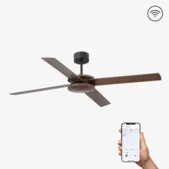 ΑΝΕΜΙΣΤΗΡΑΣ ΟΡΟΦΗΣ ΚΑΦΕ POLEA Ø1320 MM BROWN 4 BLADES SIN R SMART FARO – 33724WP