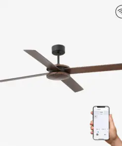 ΑΝΕΜΙΣΤΗΡΑΣ ΟΡΟΦΗΣ ΚΑΦΕ POLEA Ø1320 MM BROWN 4 BLADES SIN R SMART FARO – 33724WP