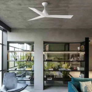 Faro Barcelona Nassau Ø1320 Ανεμιστήρας Οροφής Λευκός με Τηλεχειριστήριο – 33729