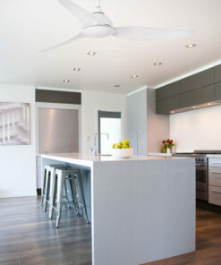 Faro Barcelona Sioux Smart Wi-Fi Ανεμιστήρας Οροφής με Φως και Τηλεχειριστήριο Λευκός IP44 – 33770WP