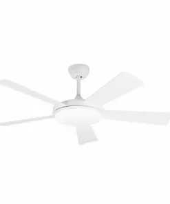 Faro Barcelona Ανεμιστήρας Οροφής Saona Λευκός με Φως & Τηλεχειριστήριο – 33803