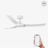 Faro Barcelona Siros Smart Wi-Fi Ανεμιστήρας Οροφής με Τηλεχειριστήριο Λευκός  – 33804WP