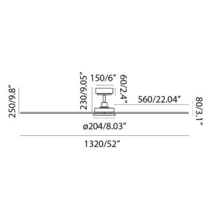 Faro Barcelona Siros Smart Wi-Fi Ανεμιστήρας Οροφής με Τηλεχειριστήριο Λευκός  – 33804WP