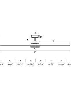 Faro Barcelona Ανεμιστήρας Οροφής Siros Λευκός με Τηλεχειριστήριο – 33804