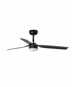 Faro Barcelona Punt Smart Wi-Fi Ανεμιστήρας Οροφής με Φως Τηλεχειριστήριο Μαύρου Χρώματος – 33815WP-21