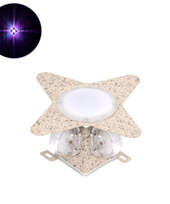 GloboStar® WALLLIGHT-CINA 90659 Φωτιστικό Τοίχου – Απλίκα LED 10W 1000lm 10° AC 220-240V Αδιάβροχο IP65 Μ18.5 x Π18.5 x Υ8.5cm με Αυτόματα Προγράμματα Εναλλαγής Χρωμάτων Πολύχρωμο RGB – Μπεζ της Άμμου