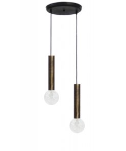 Φωτιστικό S-42PENDEL 2L BRONZE Heronia – 34-0193