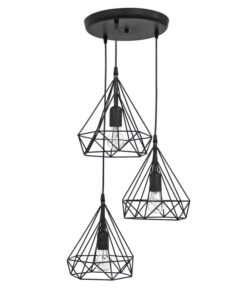 DM-02 PENDEL 3/L BLACK ΚΡΕΜΑΣΤΟ ΑΝΙΣΟΠΕΔΟ ΔΙΑΜΑΝΤΙ Heronia – 34-0288