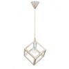 Κρεμαστό φωτιστικό KYVOS 1/L WHITE-BRONZE Heronia – 34-0290