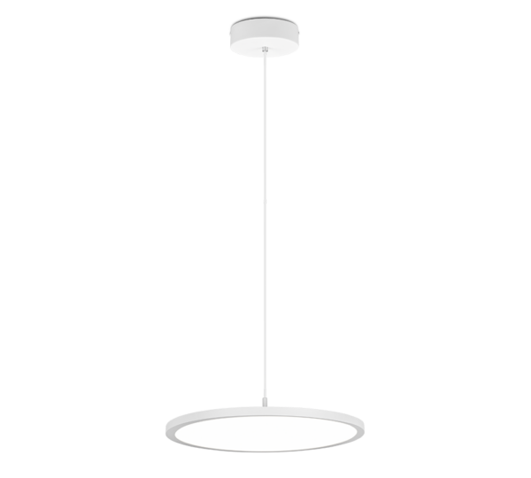 Κρεμαστό Φωτιστικό Trio Lighting TRAY  , 29W · 1x 3750lm, 4000K Λευκό Ματ Μεταλλικό   - 340910131