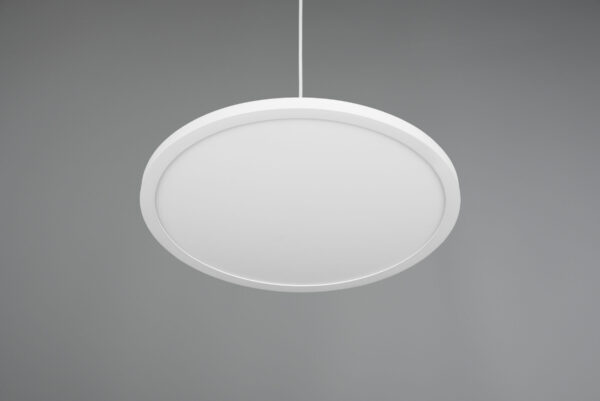 Κρεμαστό Φωτιστικό Trio Lighting TRAY  , 29W · 1x 3750lm, 4000K Λευκό Ματ Μεταλλικό   – 340910131
