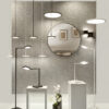Κρεμαστό Φωτιστικό Trio Lighting TRAY  , 29W · 1x 3750lm, 4000K Λευκό Ματ Μεταλλικό   – 340910131