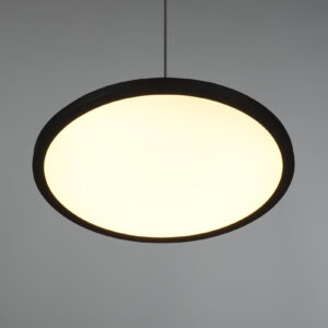 Κρεμαστό Φωτιστικό Trio Lighting TRAY , 29W · 3550lm, 3000K Μαύρο Ματ Μεταλλικό, Step Dimmable – 340910132