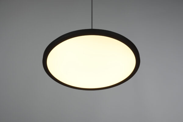 Κρεμαστό Φωτιστικό Trio Lighting TRAY , 29W · 3550lm, 3000K Μαύρο Ματ Μεταλλικό, Step Dimmable – 340910132
