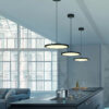 Κρεμαστό Φωτιστικό Trio Lighting TRAY , 29W · 3550lm, 3000K Μαύρο Ματ Μεταλλικό, Step Dimmable – 340910132