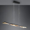 Κρεμαστό Φωτιστικό Trio Lighting BLAZE , 35W · 4300lm, 2300+3000+4000K Ορείχαλκος Ματ Μεταλλικό, Step Dimmable, Χρώματα Ρυθμιζόμενα στο Φωτιστικό, – 341210308
