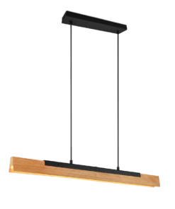 Κρεμαστό Φωτιστικό Trio Lighting KERALA , 25W · 3000lm, 3000K Μαύρο Ματ Μεταλλικό, Αφής, – 341610132