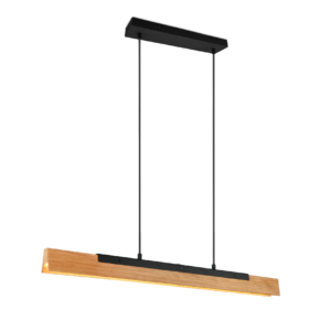 Κρεμαστό Φωτιστικό Trio Lighting KERALA , 25W · 3000lm, 3000K Μαύρο Ματ Μεταλλικό, Αφής, – 341610132