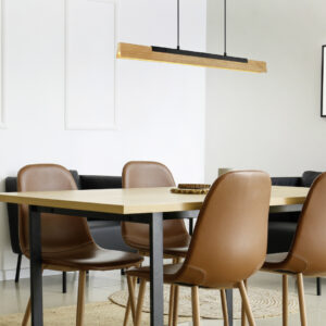 Κρεμαστό Φωτιστικό Trio Lighting KERALA , 25W · 3000lm, 3000K Μαύρο Ματ Μεταλλικό, Αφής, – 341610132
