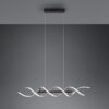 Κρεμαστό Φωτιστικό Trio Lighting SEQUENCE , 45W · 5600lm, 2300+3000+4000K Βουρτσισμένο Αλουμίνιο Αλουμίνιο, Step Dimmable – 341810205