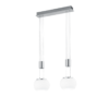 Κρεμαστό Φωτιστικό Trio Lighting MADISON 2x SMD, 8W · 1800lm, 3000K Νίκελ Ματ Αλουμίνιο, Step Dimmable – 342010207