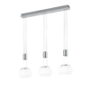 Κρεμαστό Φωτιστικό Trio Lighting MADISON 3x SMD, 8W · 2700lm, 3000K Νίκελ Ματ Αλουμίνιο, Step Dimmable – 342010307
