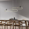 Κρεμαστό Φωτιστικό Trio Lighting GRANT , 54W · 6500lm, 2300+3000+4000K Ορείχαλκος Ματ Μεταλλικό, Step Dimmable, Χρώματα Ρυθμιζόμενα στο Φωτιστικό – 342710208