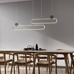 Κρεμαστό Φωτιστικό Trio Lighting GRANT , 54W · 6500lm, 2300+3000+4000K Ορείχαλκος Ματ Μεταλλικό, Step Dimmable, Χρώματα Ρυθμιζόμενα στο Φωτιστικό – 342710208